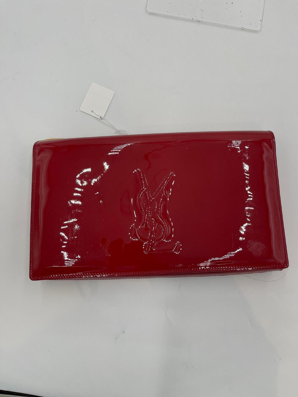 Saint Laurent Belle de Jour Patent Clutch